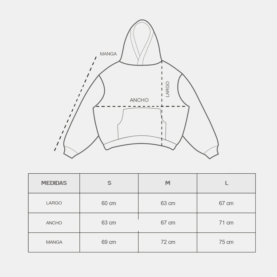 GREY MARL HOODIE CROPPED