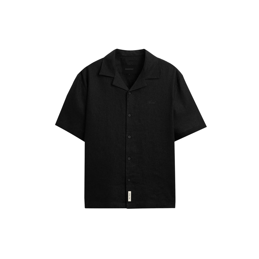 Black Lino Shirt