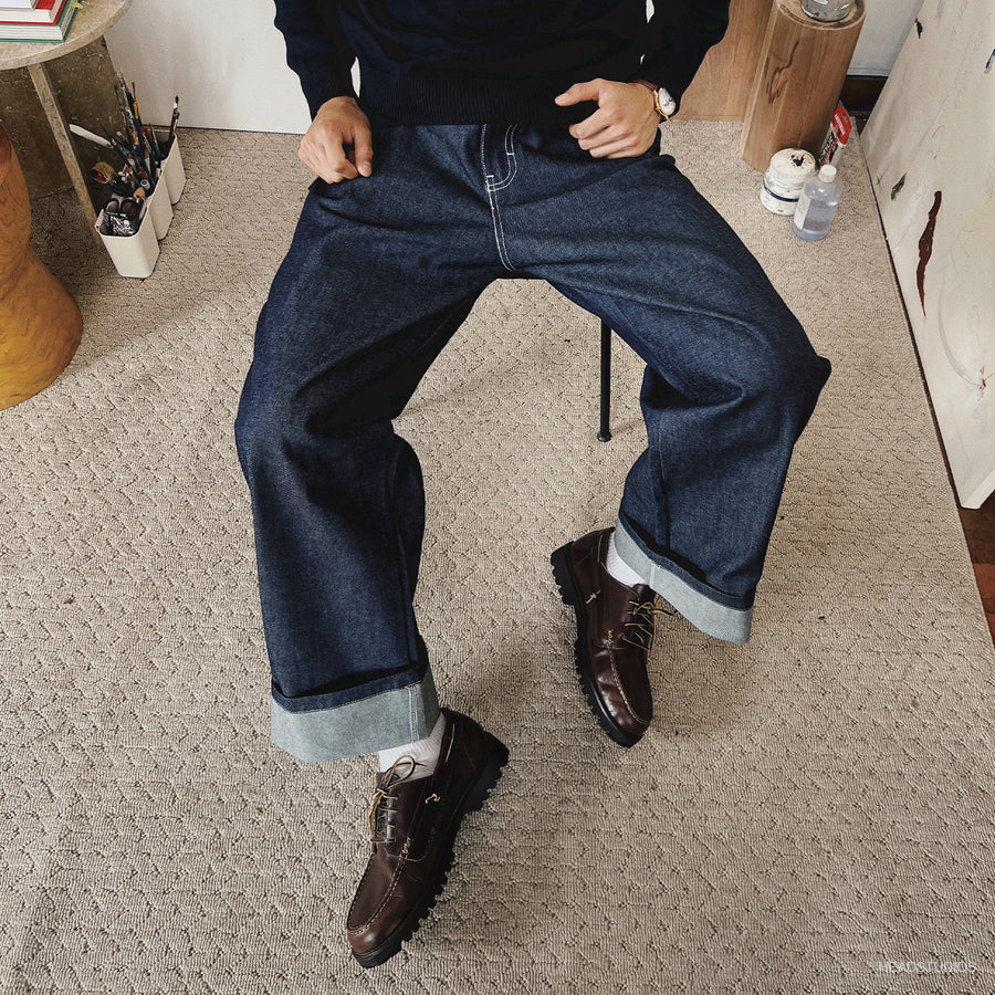 Raw Denim Jeans