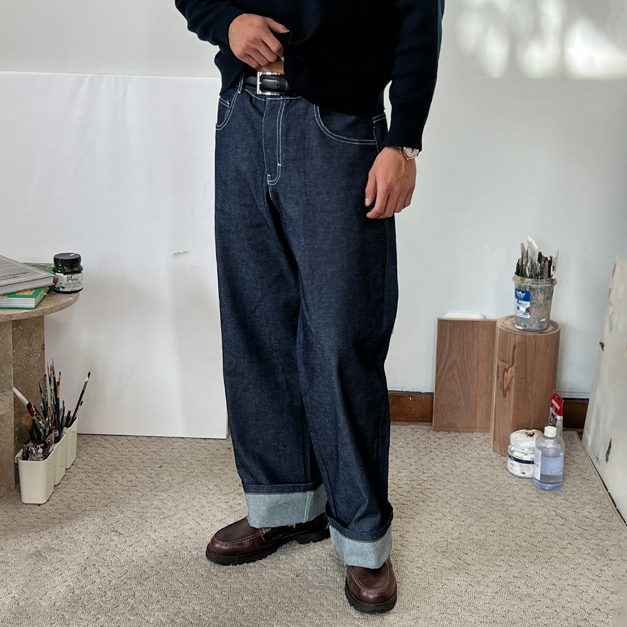 Raw Denim Jeans