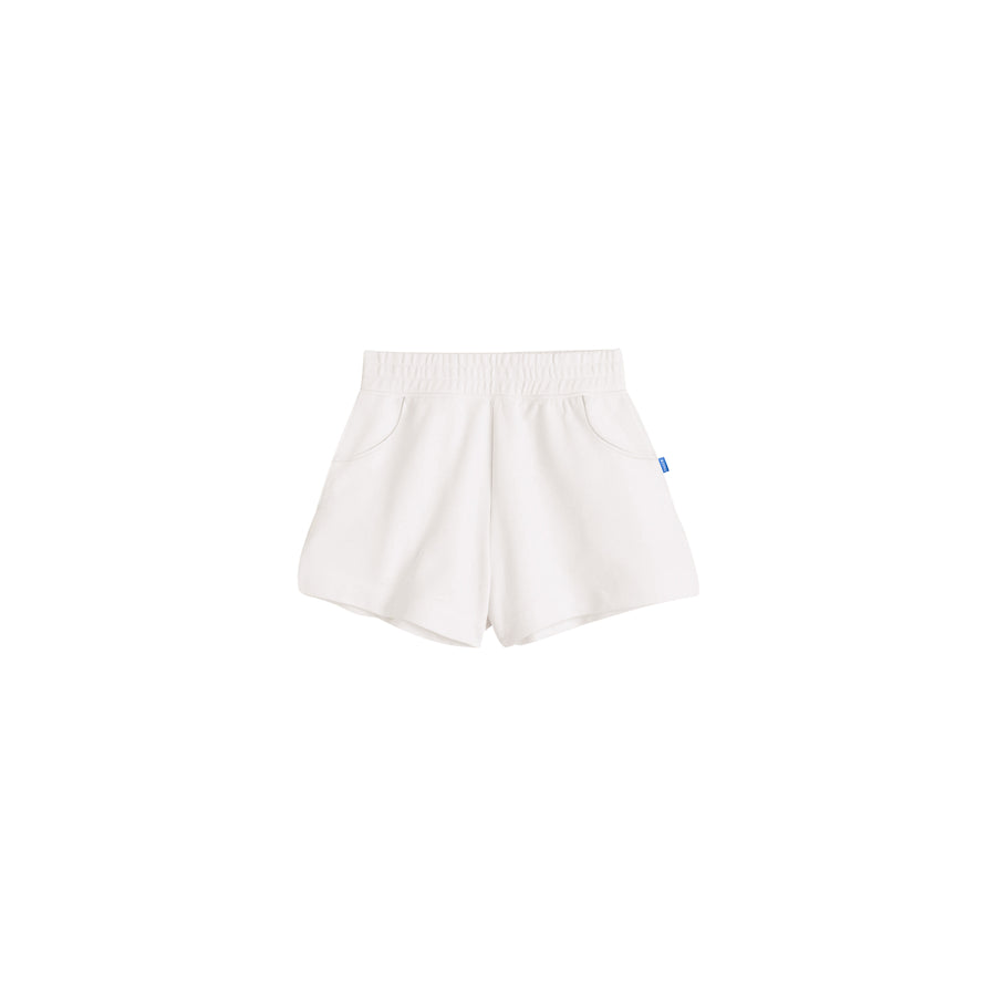 White Retro Shorts